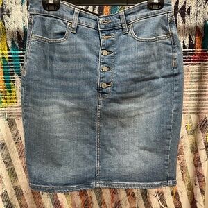 Banana Republic Classic Blue Denim Skirt